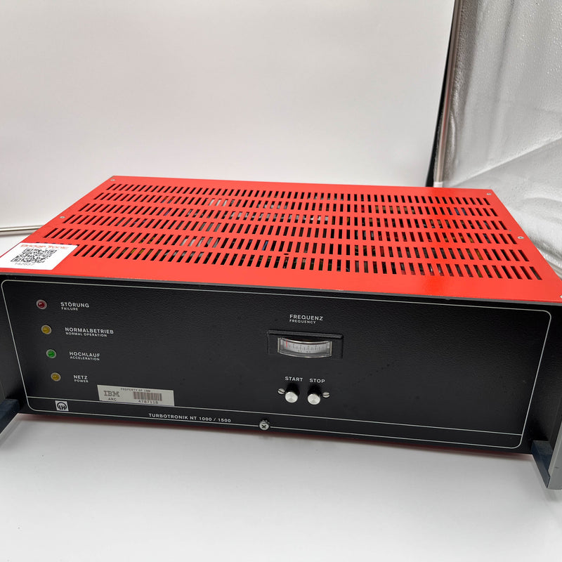 Leybold Turbotronik NT 1000 / 1500 Turbomolecular Pump Controller / Power Supply Unit