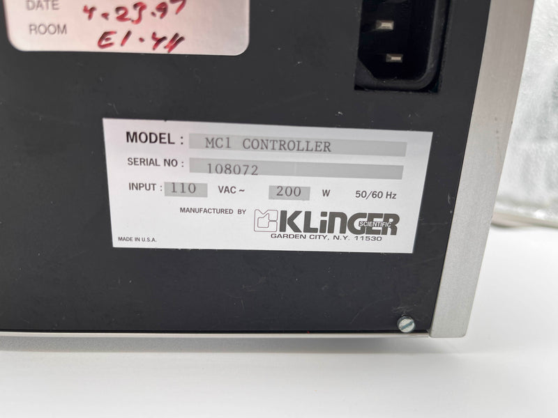 Klinger MC 1 Programmable Motor Controller