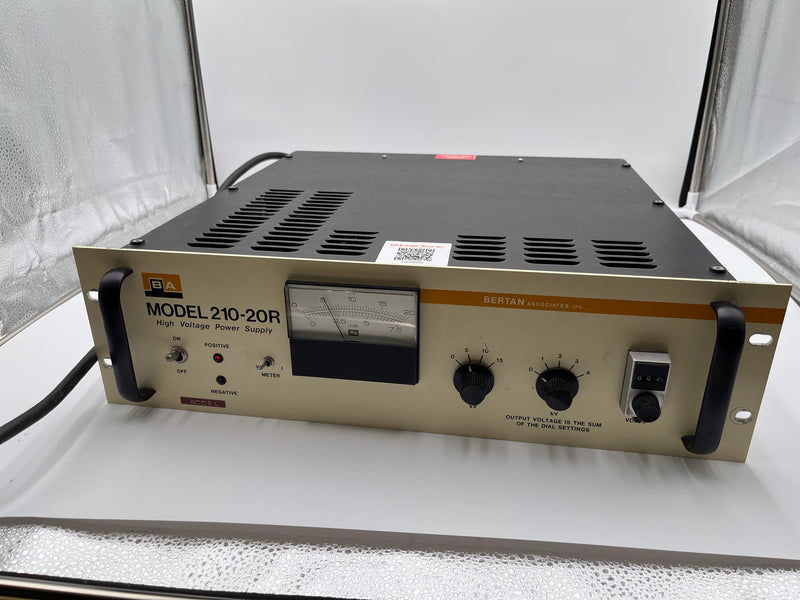 Bertan 210 20 R High Voltage Power Supply