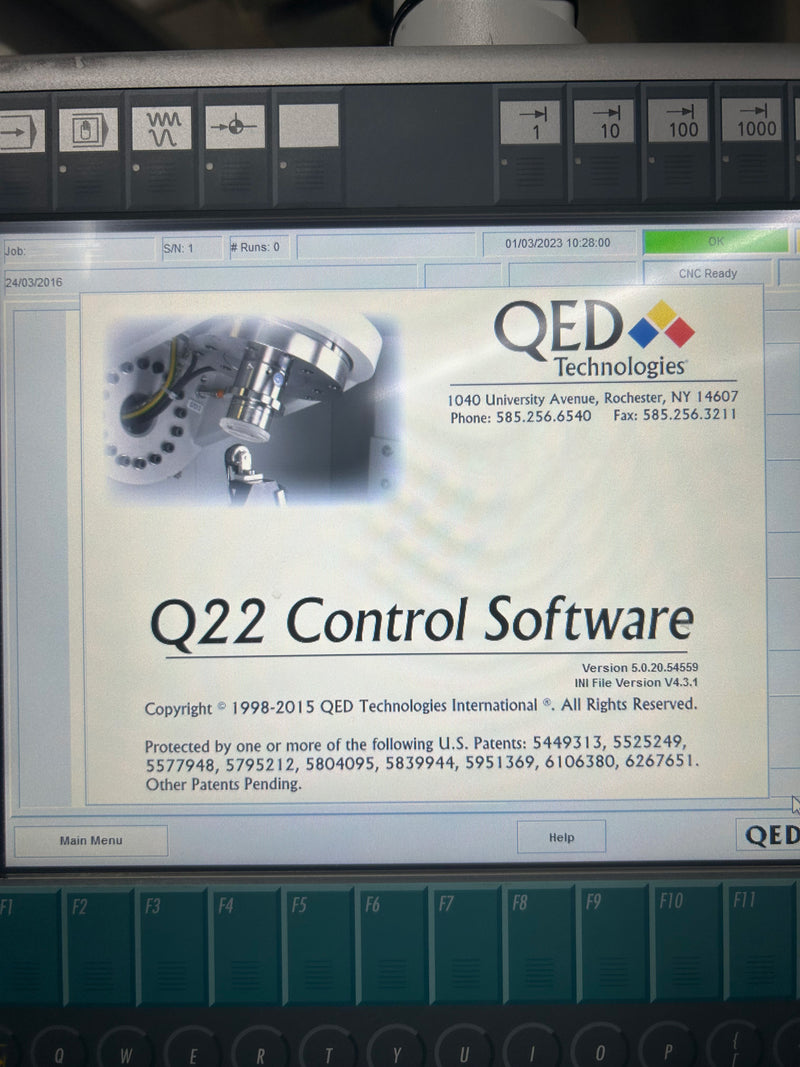 QED Technologies Q 22 Y Polisher