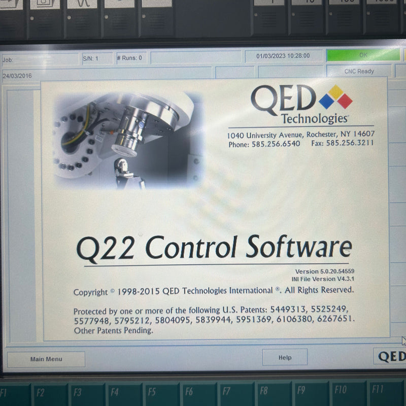 QED Technologies Q 22 Y Polisher