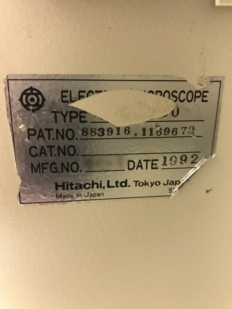 Hitachi HF 2000 TEM (Transmission Electron Microscope)