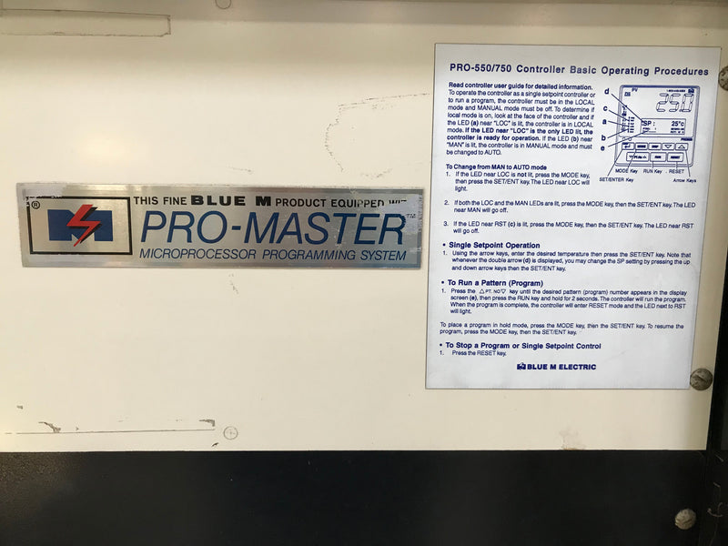 Blue M Pro Master Inert Gas Oven