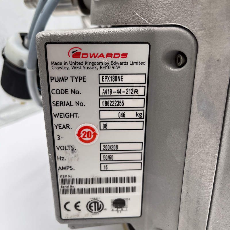 Edwards EPX 180 NE High Vacuum Turbo Pump