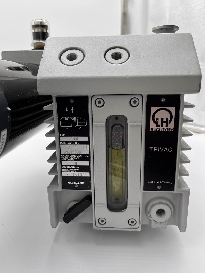 Leybold Trivac D 8 B Rotary Vacuum Pump