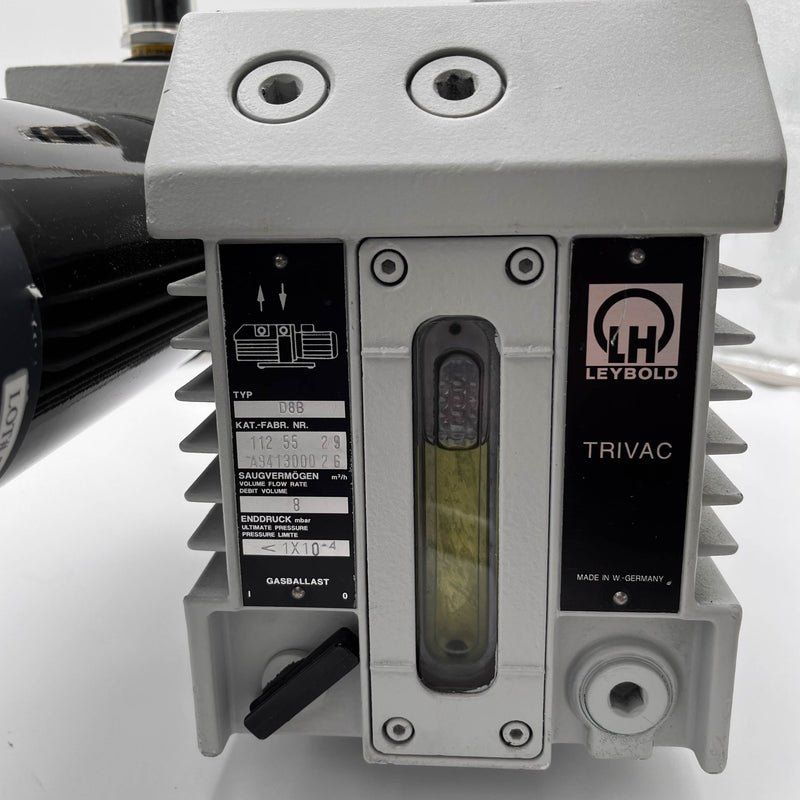 Leybold Trivac D 8 B Rotary Vacuum Pump