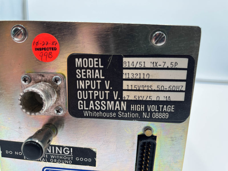 Glassman MX 7 5 P DC Power Supply