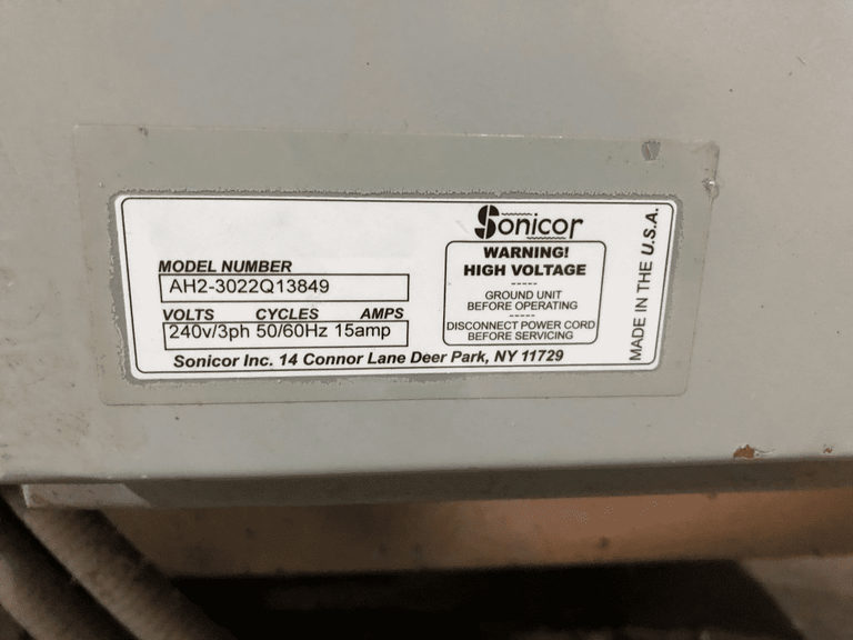 Sonicor AH 3022 Cleaning System