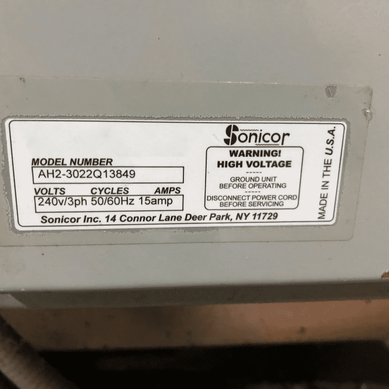 Sonicor AH 3022 Cleaning System