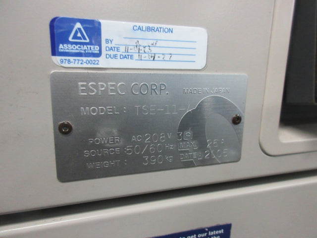 ESPEC TSE 11 A Thermal Shock Chamber