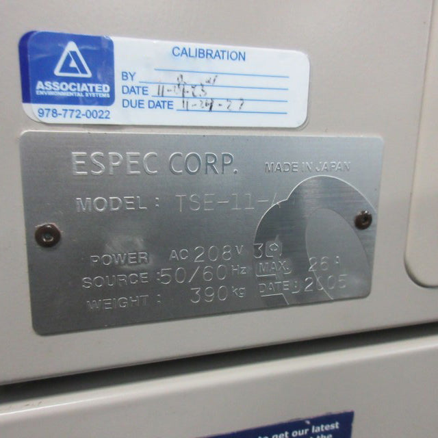 ESPEC TSE 11 A Thermal Shock Chamber