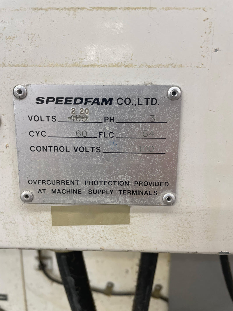 Speedfam Double Sided Lapper