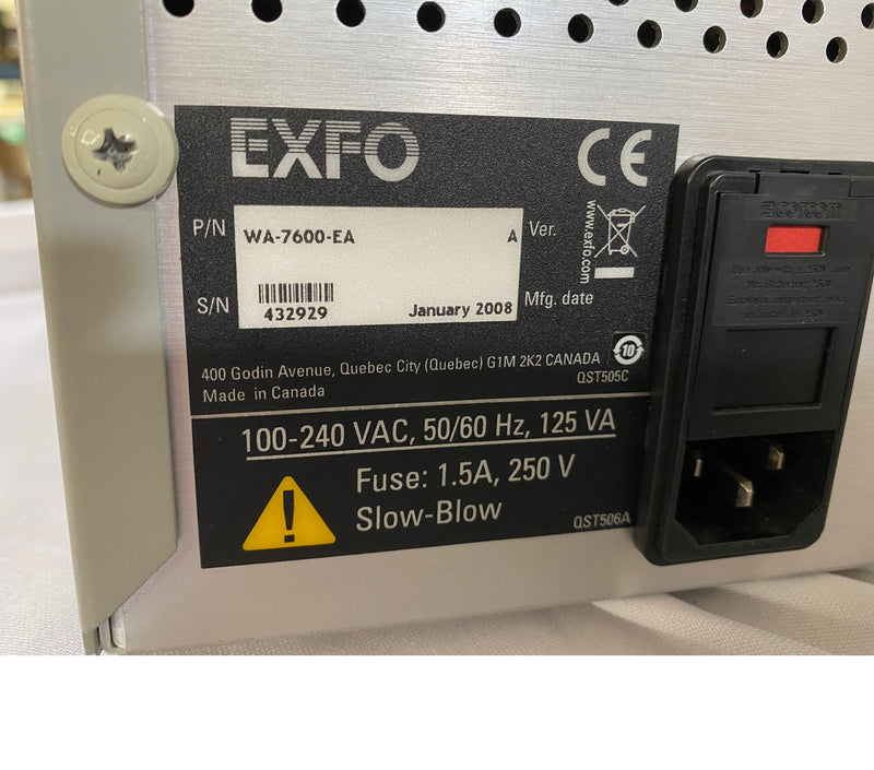 EXFO WA 7600 EA Wave Meter