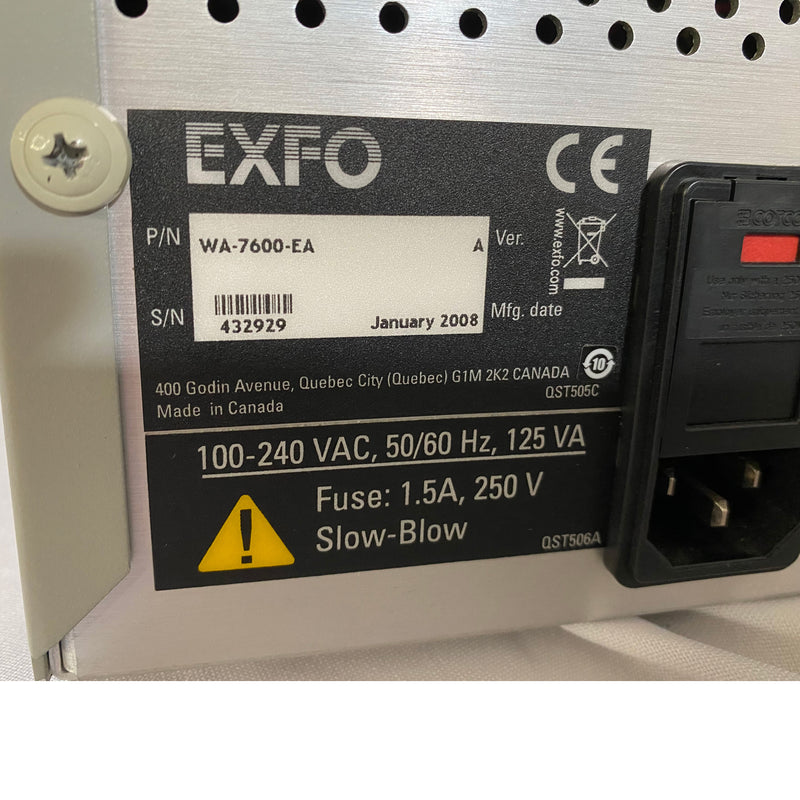 EXFO WA 7600 EA Wave Meter