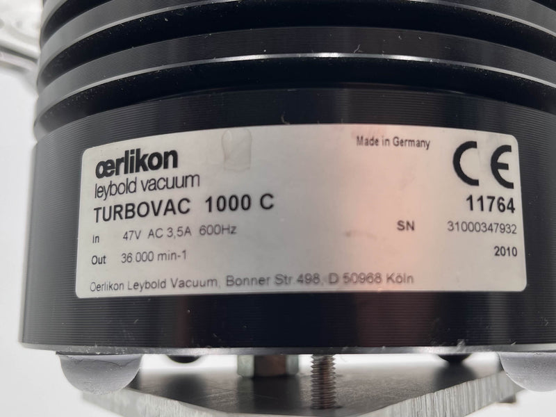 Leybold Turbovac 1000 C Turbomolecular Vacuum Pump