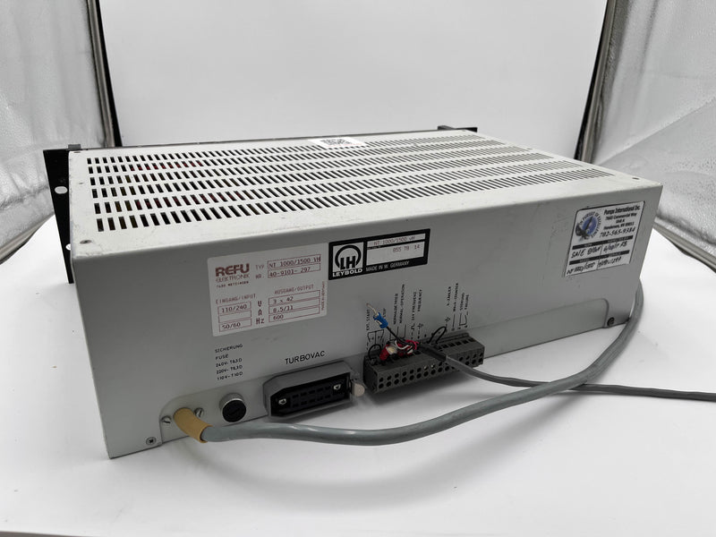 Leybold Turbotronik NT 1000 / 1500 vH Turbo Vacuum Pump Controller