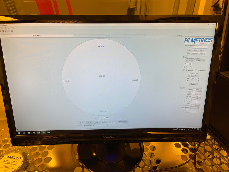 KLA / Filmetrics F 50 Thin Film Thickness Mapper