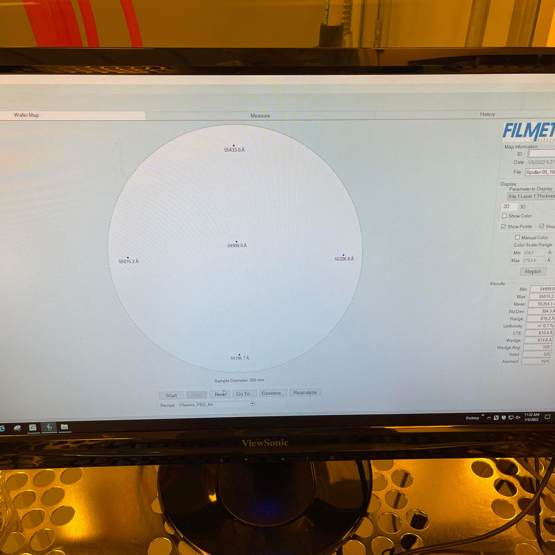 KLA / Filmetrics F 50 Thin Film Thickness Mapper