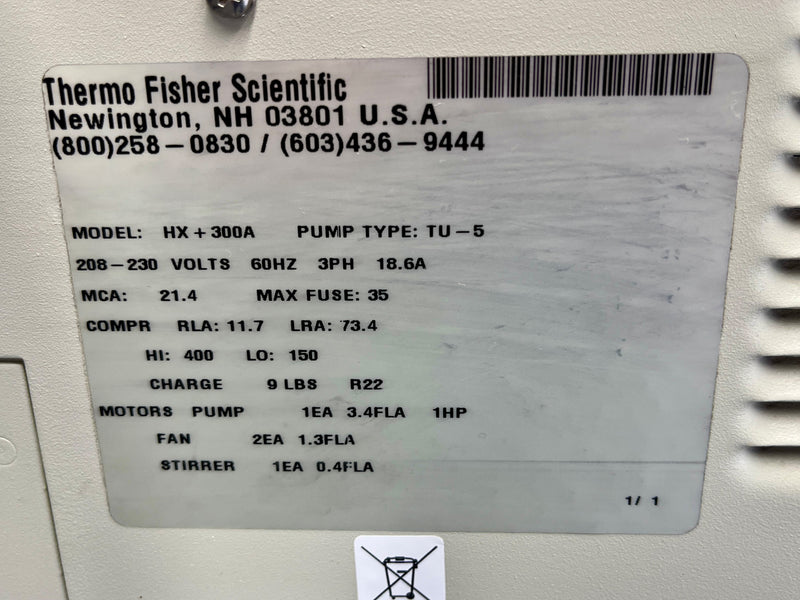 Thermo Fisher Scientific HX + 300 A Chiller