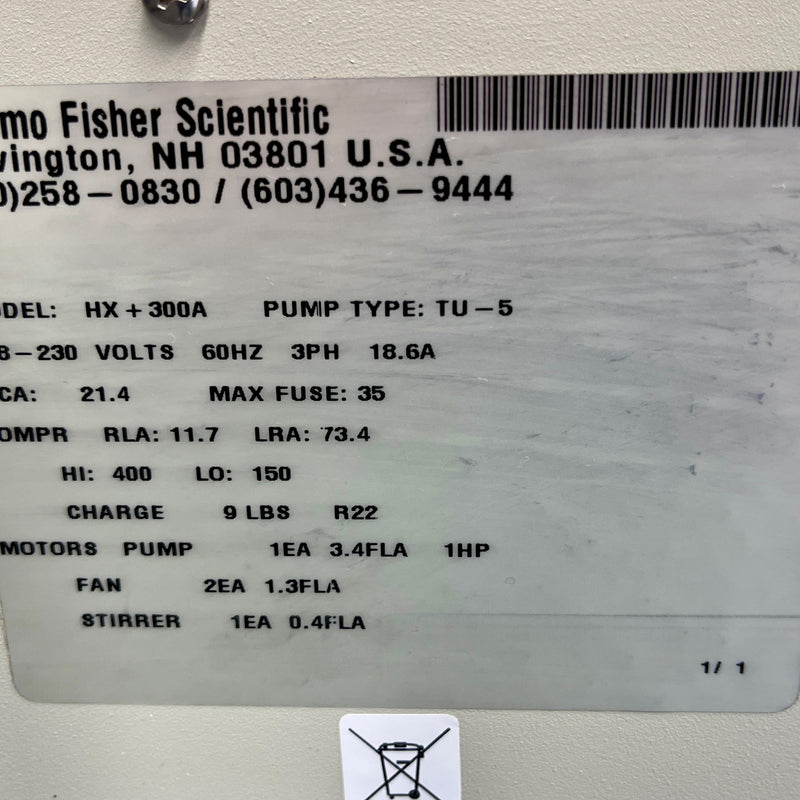 Thermo Fisher Scientific HX + 300 A Chiller