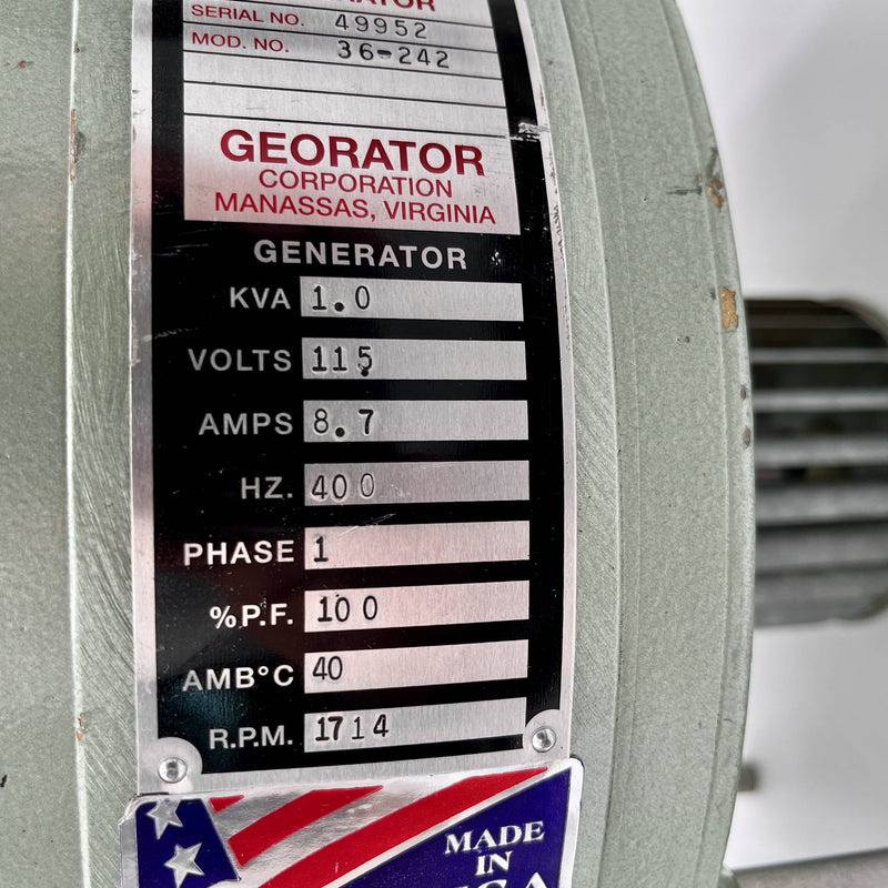 Georator 36-242 Electric Generator