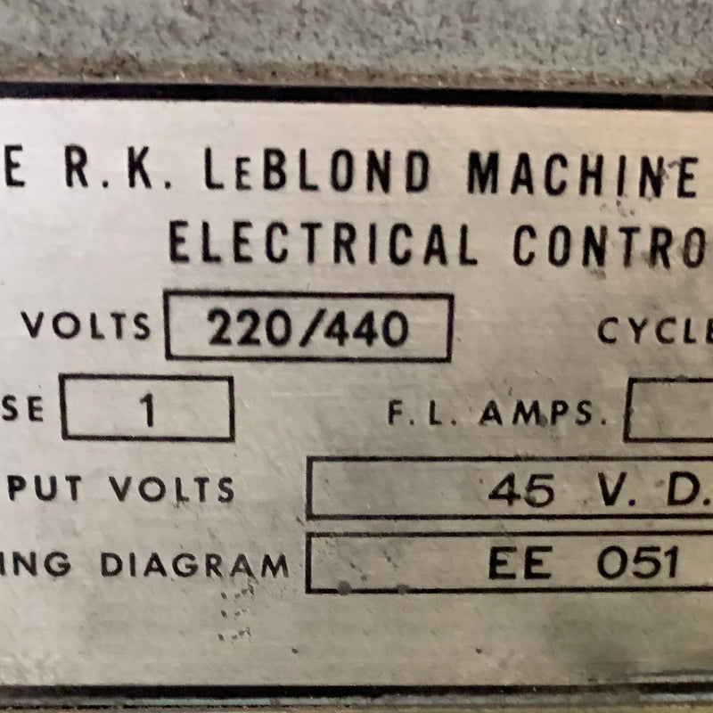 LeBlond Lathe