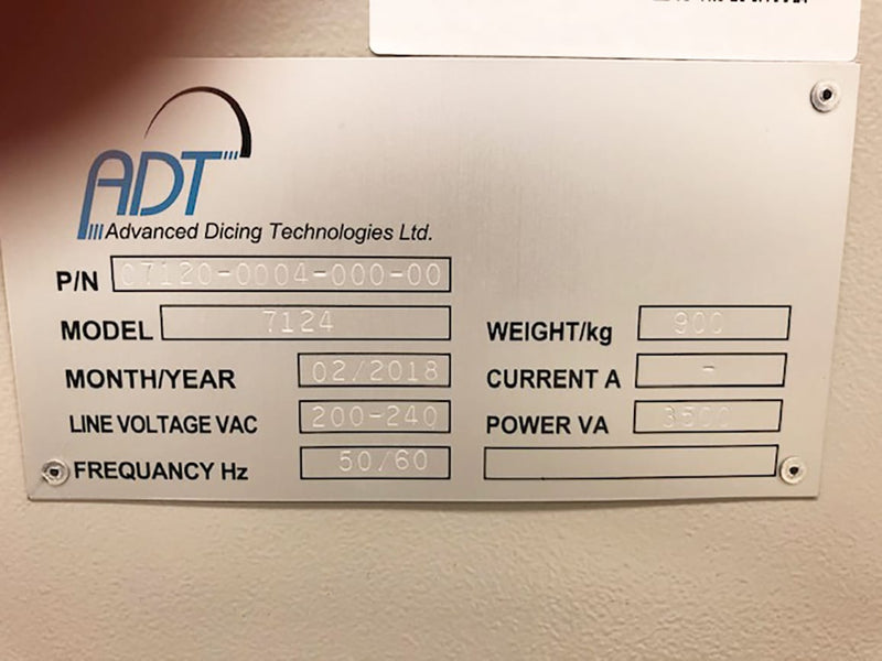 ADT 7124 Dicing Saw