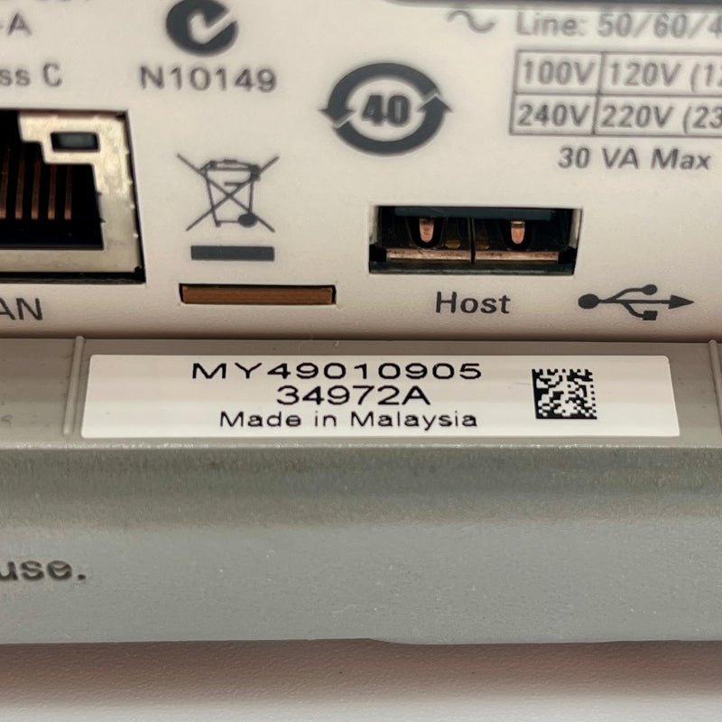Agilent 34972 A LXI Data Acquisition Switch