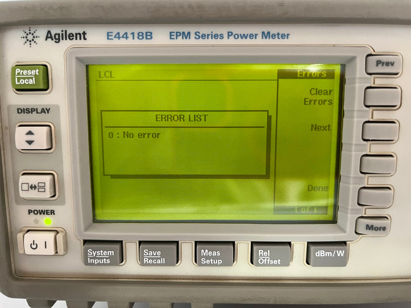 Agilent E 4418 B EMP Series Power Meter