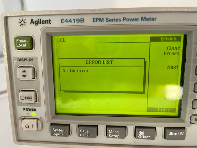 Agilent E 4419 B Power Meter