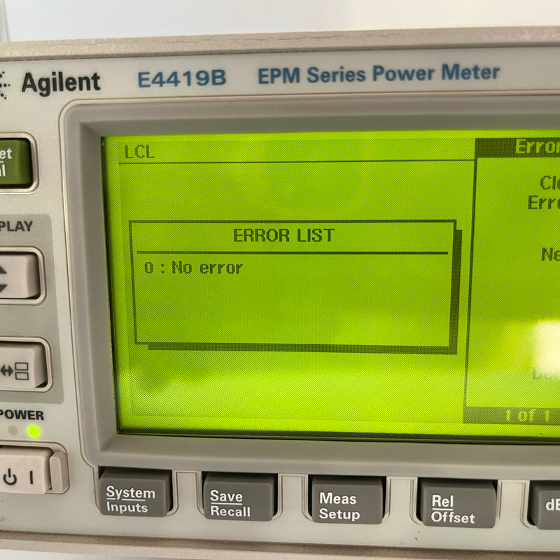 Agilent E 4419 B Power Meter