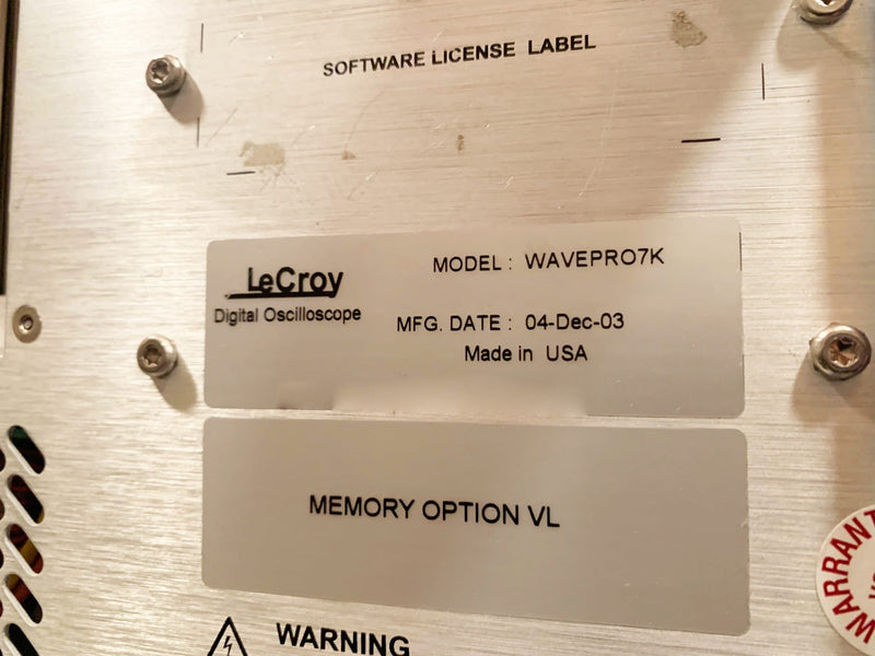 Teledyne LeCroy Wavepro 7200 Oscilloscope