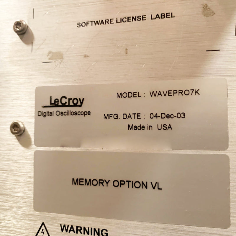 Teledyne LeCroy Wavepro 7200 Oscilloscope