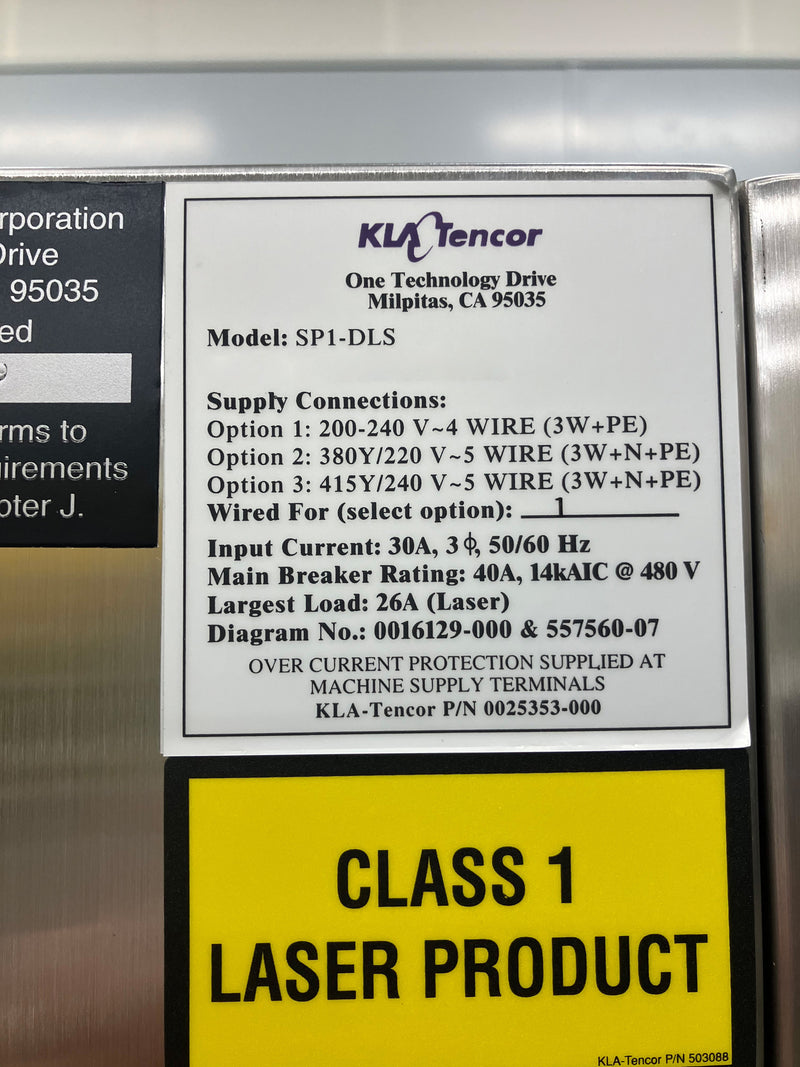 KLA Surfscan SP 1 DLS Particle Defect System