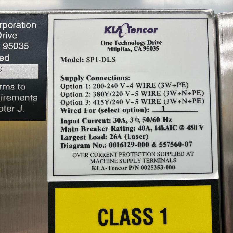 KLA Surfscan SP 1 DLS Particle Defect System