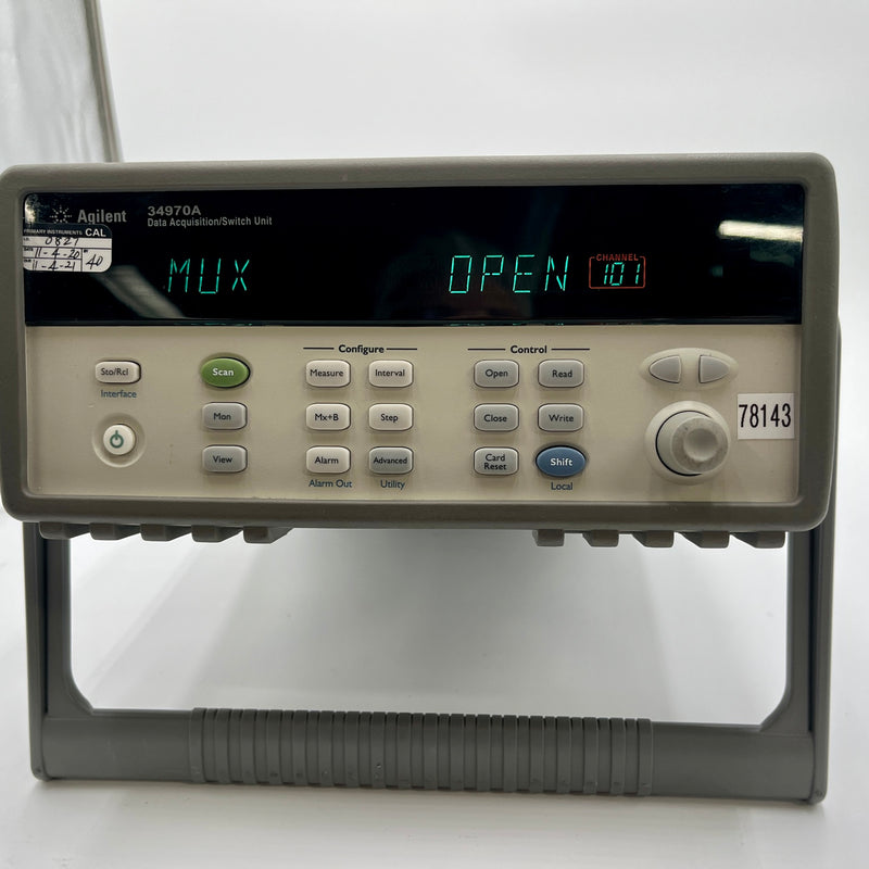 Agilent 34970 A Data Acquisition / Switch Unit