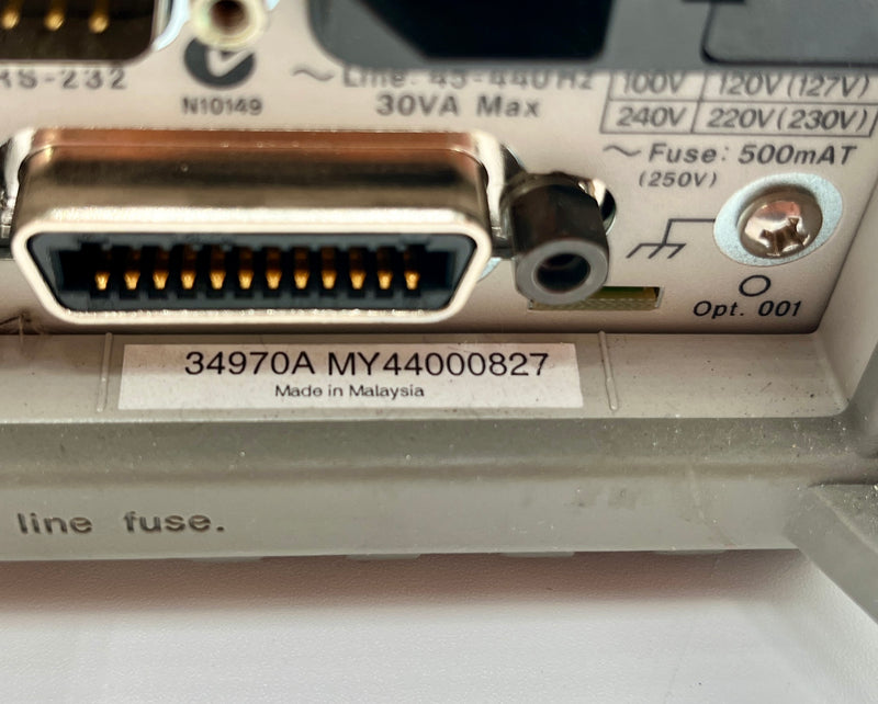 Agilent 34970 A Data Acquisition / Switch Unit