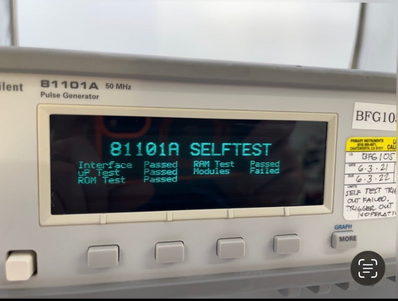 Agilent 81101 A Pulse Generator