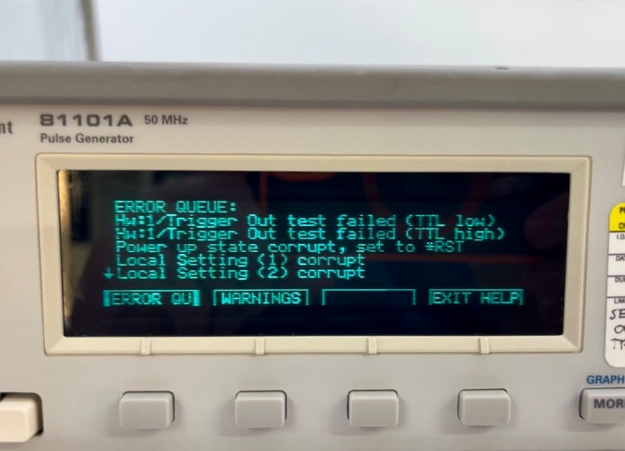Agilent 81101 A Pulse Generator