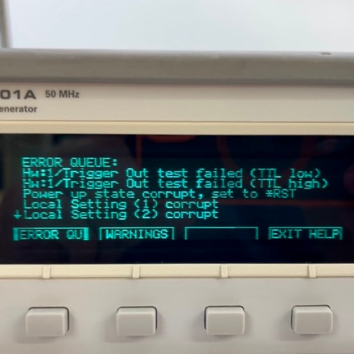 Agilent 81101 A Pulse Generator