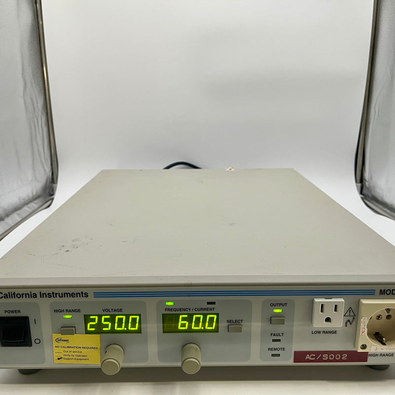 California Instruments 1251 RP Power Source