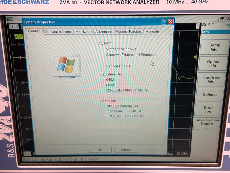 Rhode & Schwartz ZVA 40 Vector Network Analyzer