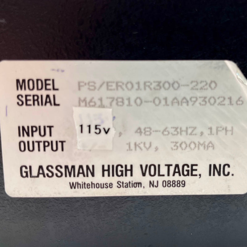 Glassman PS / ER 01 R 300 220 Power Supply