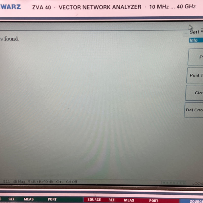 Rhode & Schwartz ZVA 40 Vector Network Analyzer