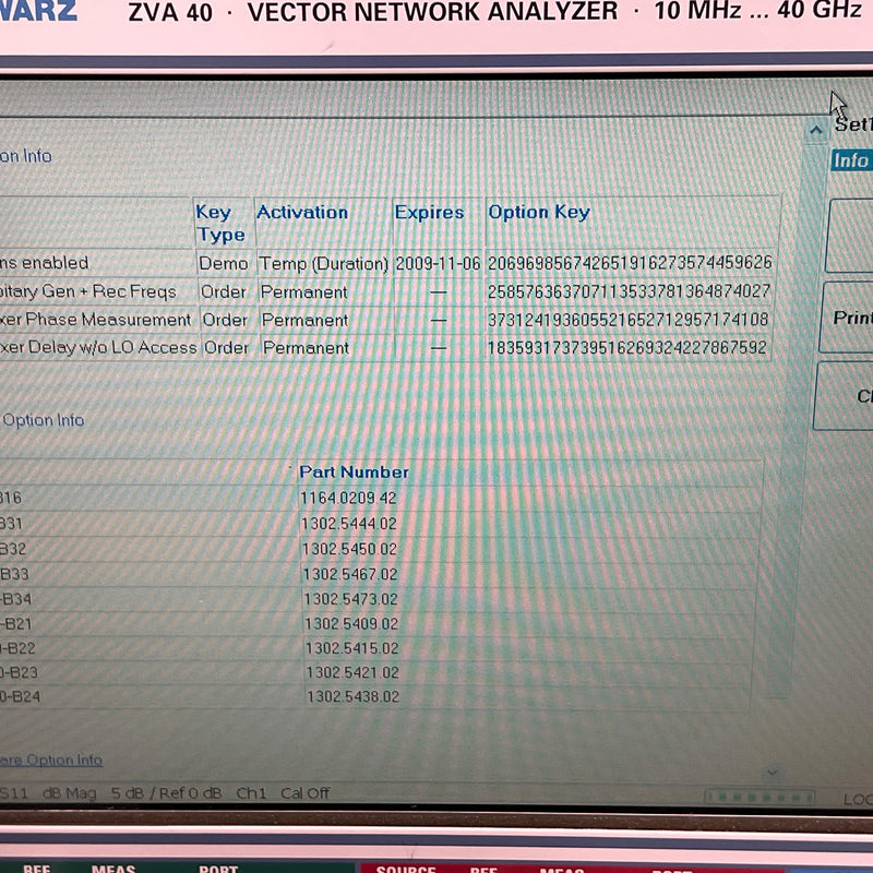 Rhode & Schwartz ZVA 40 Vector Network Analyzer