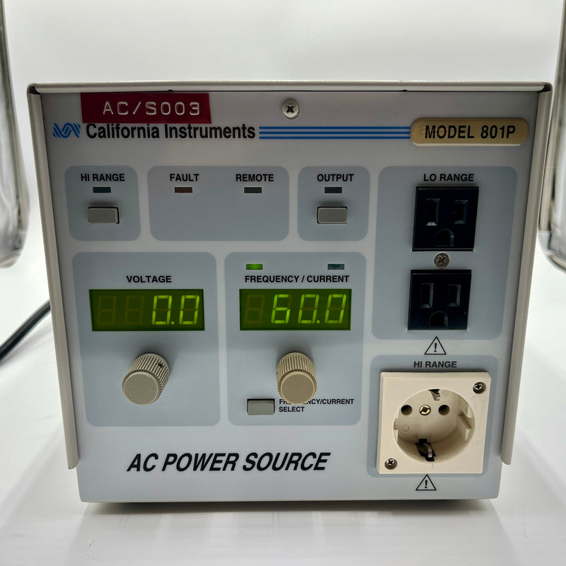 California Instruments 801 P AC Power Source