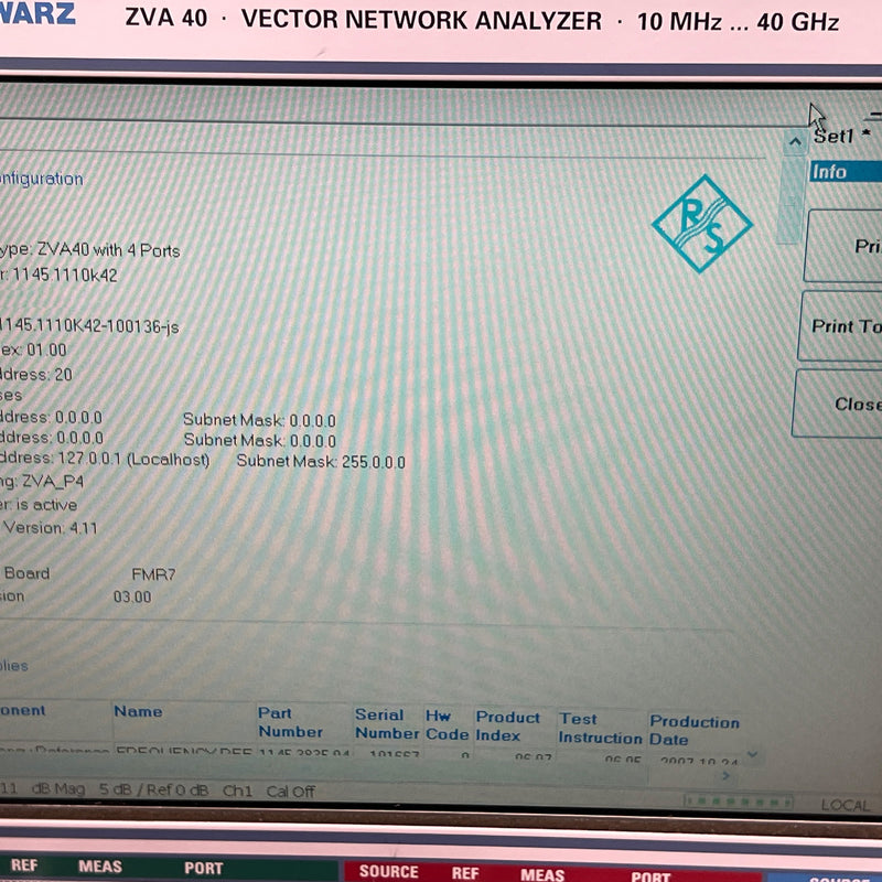 Rhode & Schwartz ZVA 40 Vector Network Analyzer