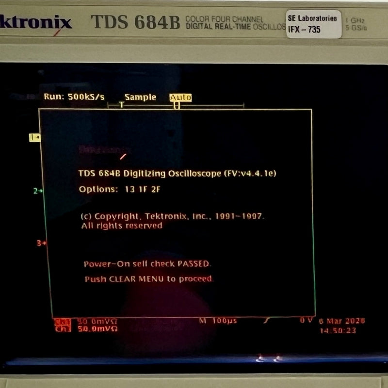 Tektronix TDS 684 B Digital Real-Time Oscilloscope