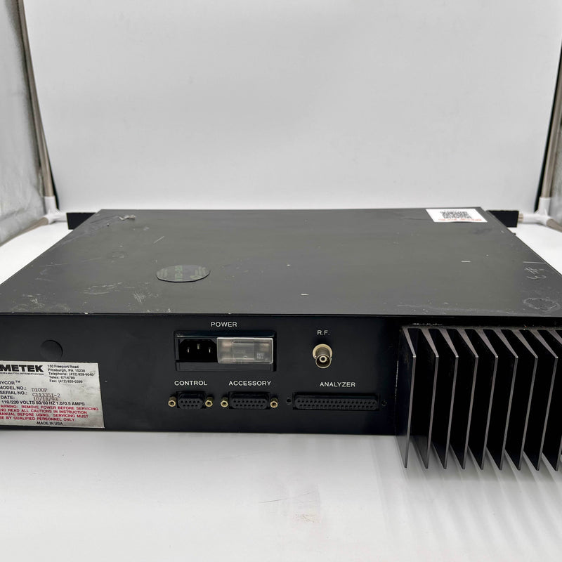 Ametek Dycor D 100 P Quadrupole Power Supply