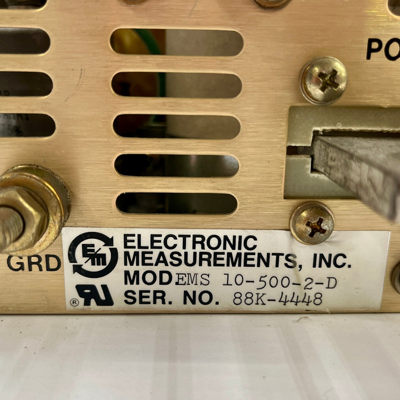EMS 10-50-2-D Power Supply